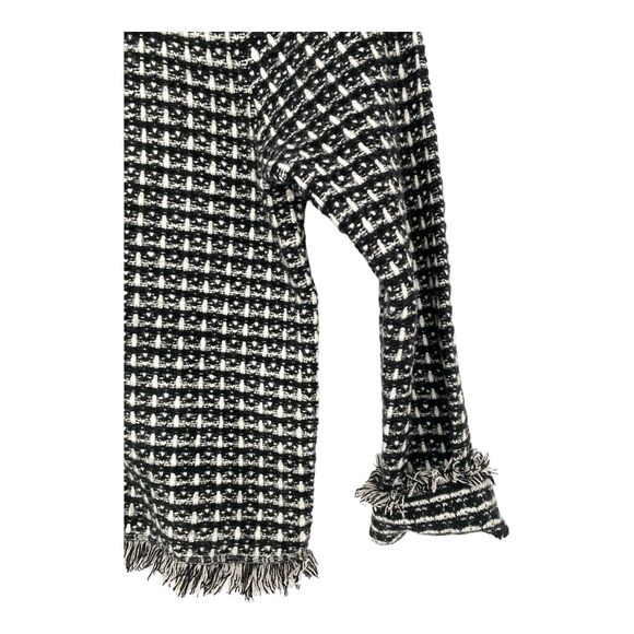 Ann Taylor Size Medium Textured Stitch Sweater Jacket Rhinestone Buttons $149 - Picture 9 of 14